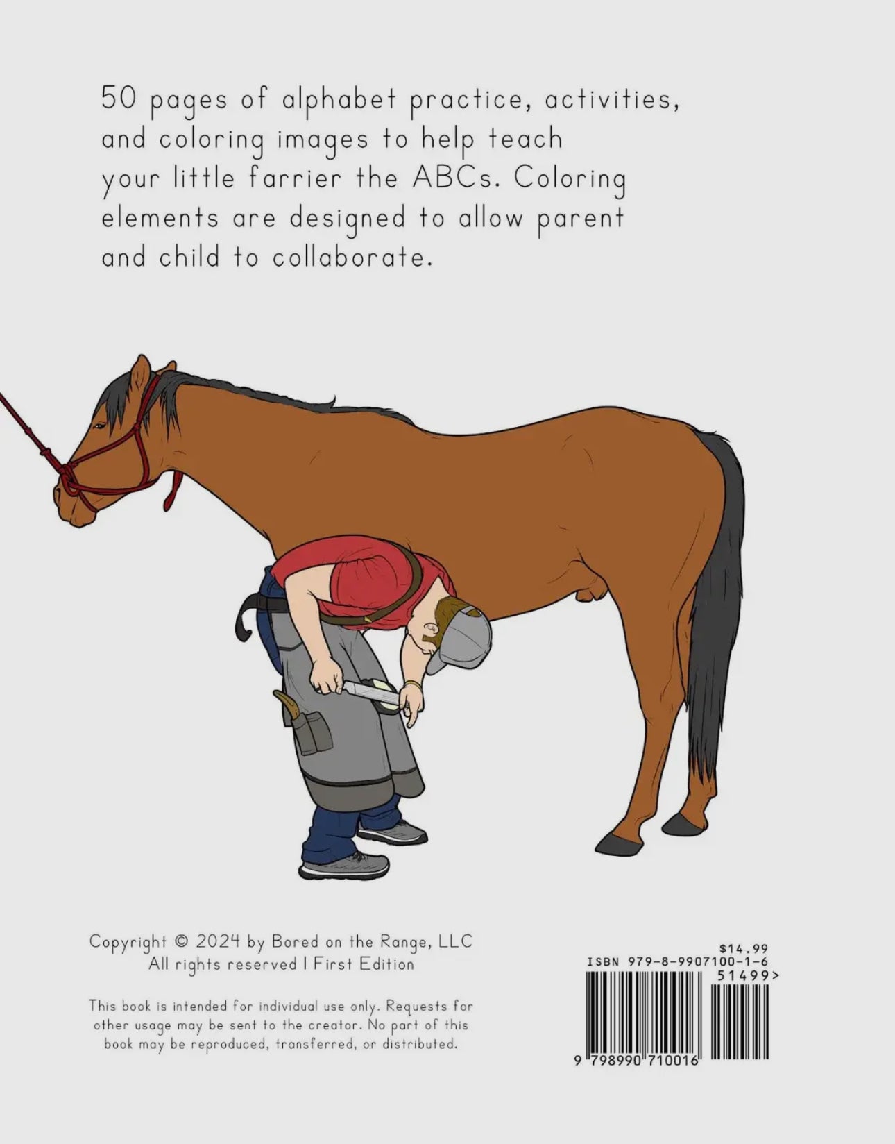 Farrier: Pre-K & Kindergarten ABC Workbook