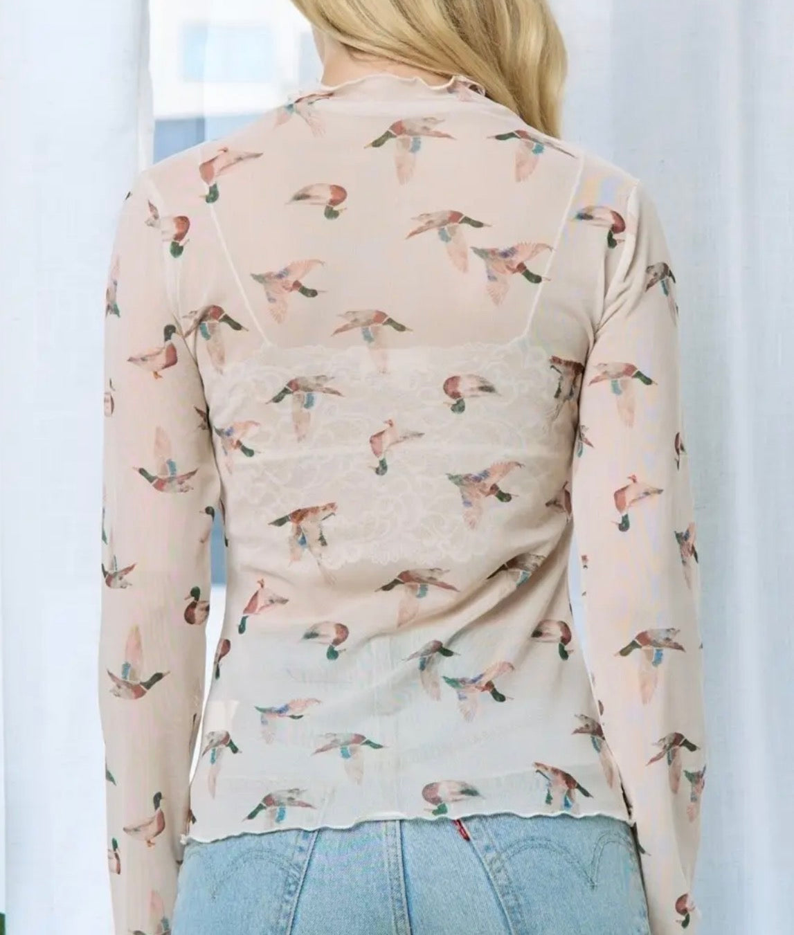Mallard Mesh Top
