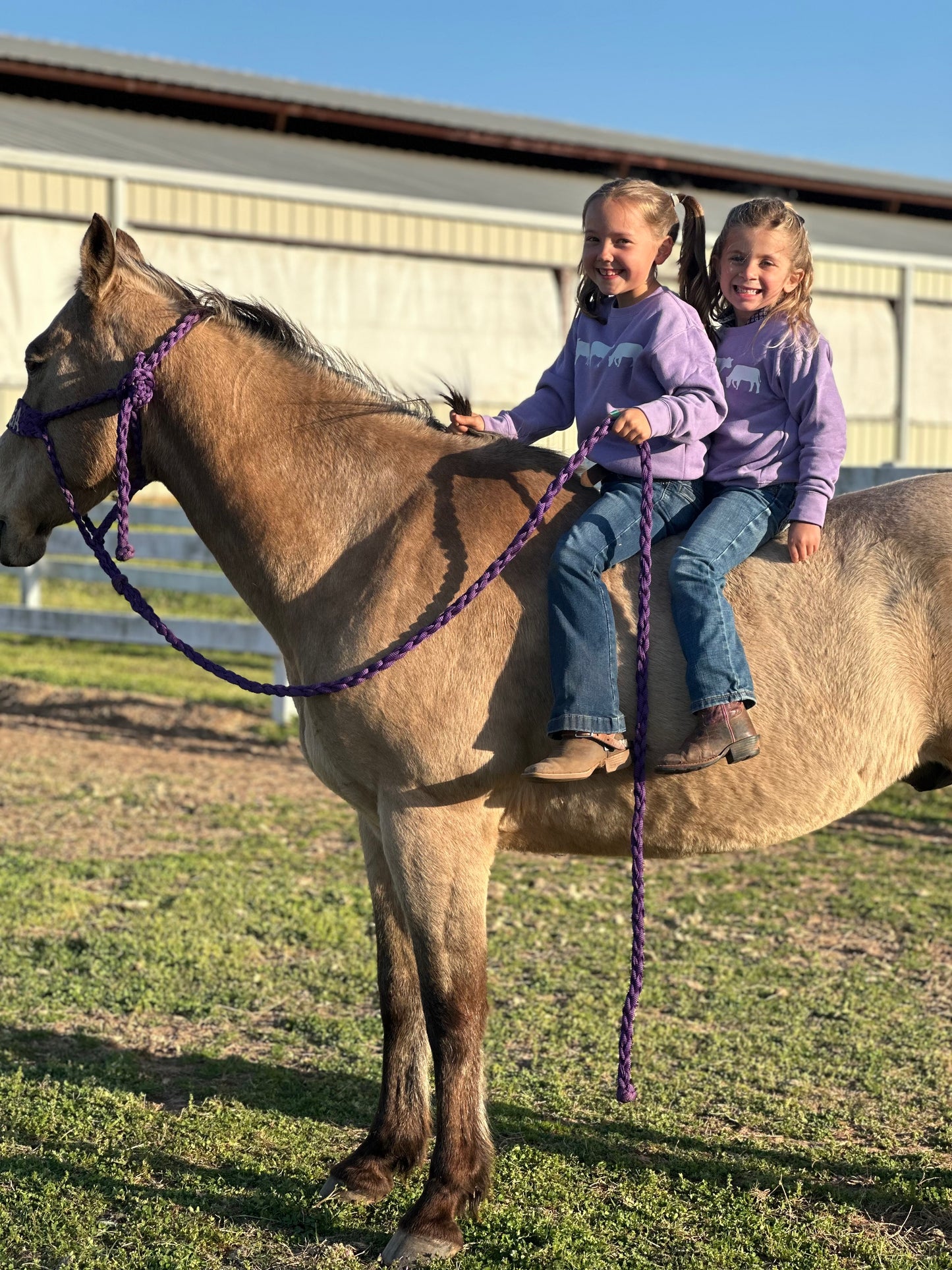 “Eat Beef and Pray for Rain” Graphic Sweatshirt