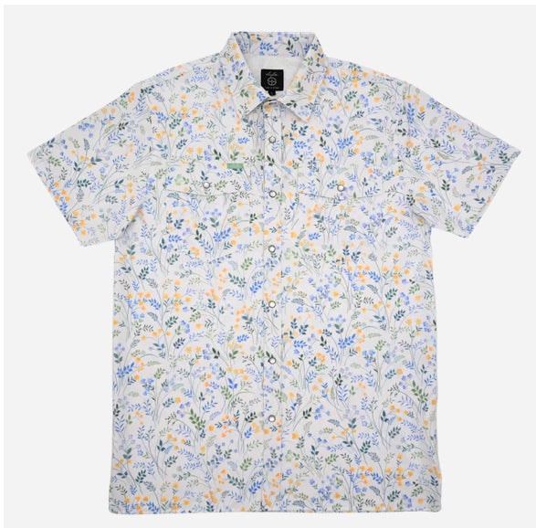 San Jac Youth Short Sleeve Performance Shirt - Wildflower