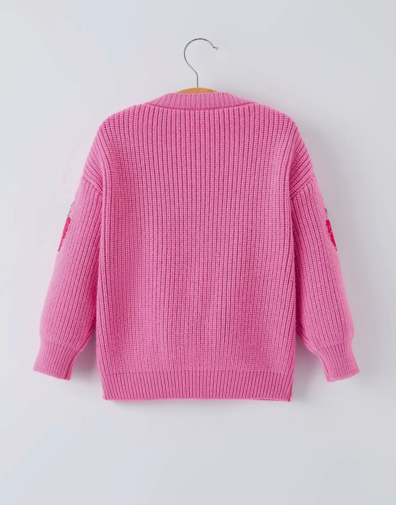 Girls’ Strawberry Cardigan Sweater
