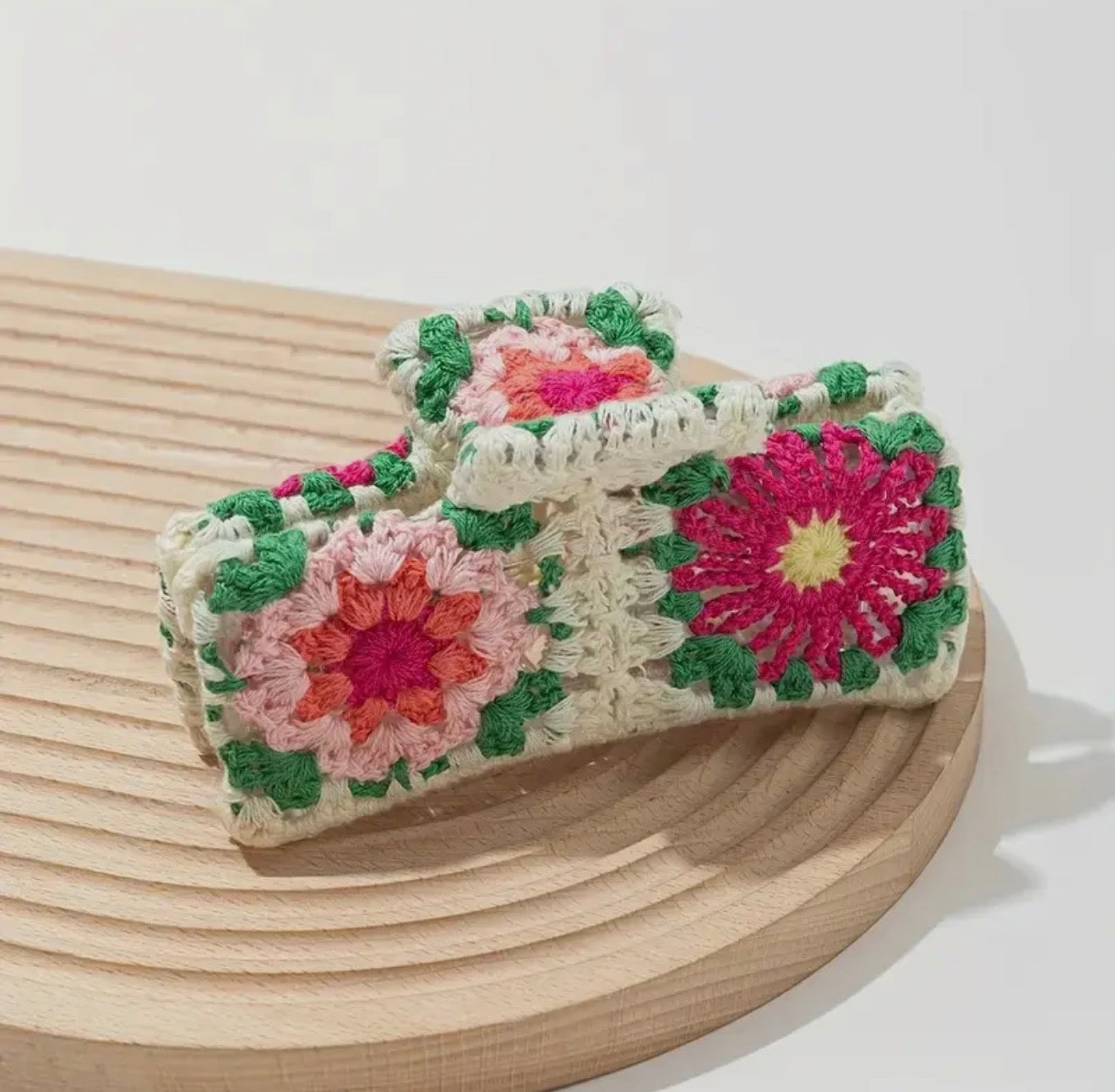 Crocheted Hair Claws