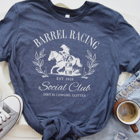 Barrel Racing Social Club Tee