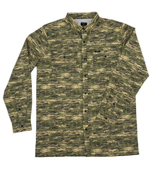 San Jac Youth Long Sleeve Performance Shirt - Camo