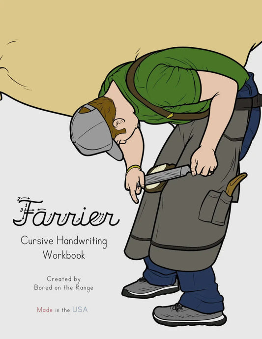 Farrier: Cursive Handwriting Workbook