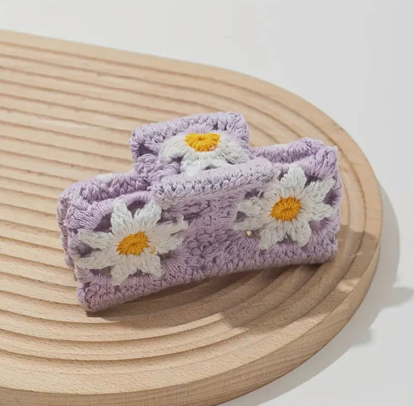 Crocheted Hair Claws