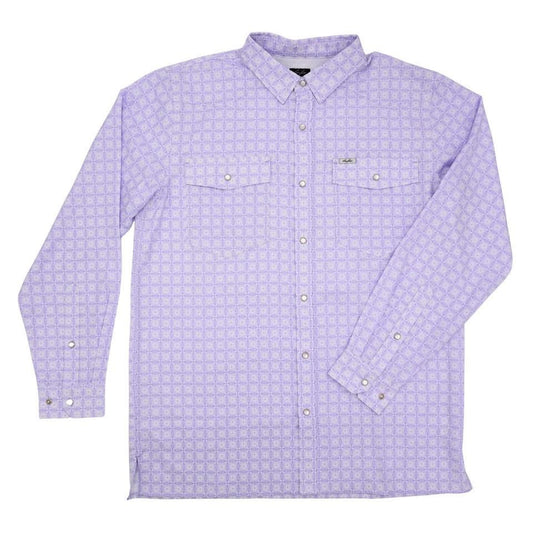 San Jac Youth long sleeve performance shirt- lavender